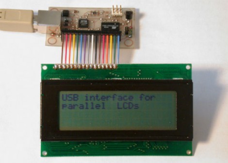 USB Interface For LCDs Hackaday