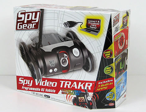 New Spy Gear Spy Video TRAKR Remote Controlled Camera Vehicle Car 