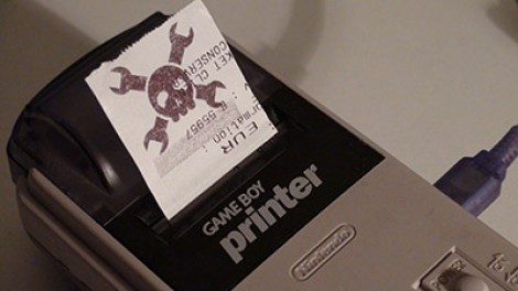 game boy printer error