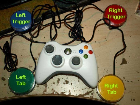 Gran roble vacío Bolsa Xbox 360 Controller Mod For A Friend In Need | Hackaday