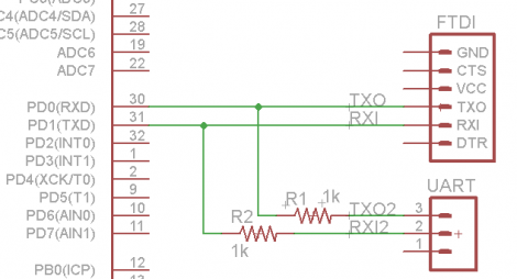 Circuit Design For Multiple UART Connections | Hackaday