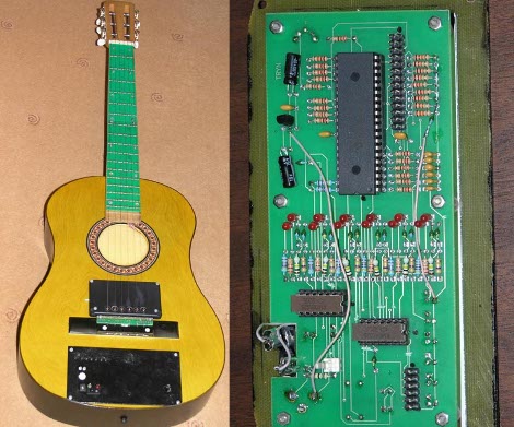 Fully Fretted Guitar MIDI Controller | Hackaday