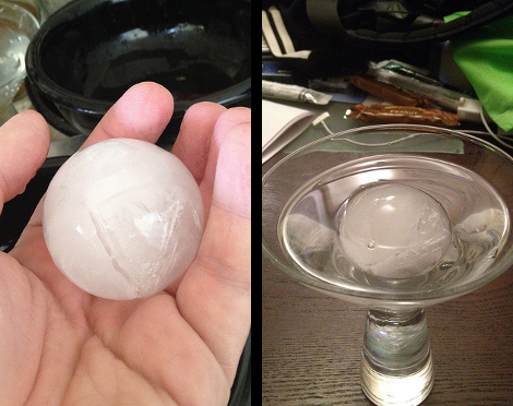 How to Make Perfectly Clear Ice Balls 