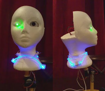 styrofoam head robot