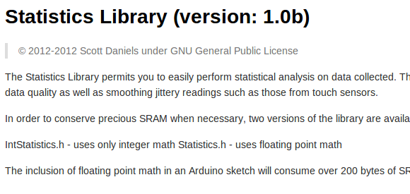 statistics-library-for-microcontrollers