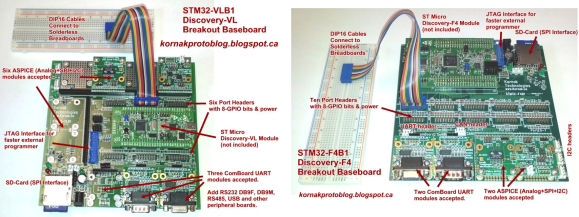 stm32-discovery-breakout-boards