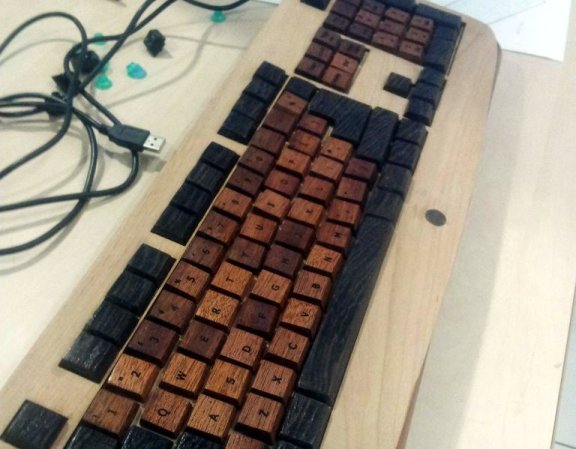 wooden-keyboard