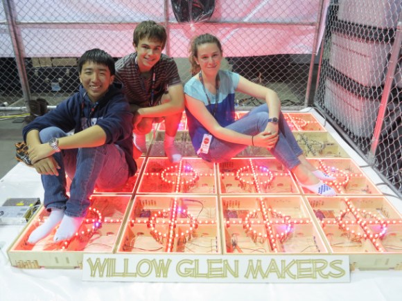 Maker Faire 2013SetupWillow Glen MakersTeam PathfinderFlow*26