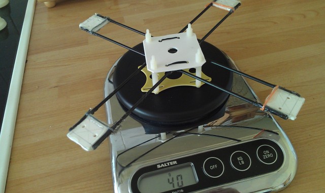 homemade quadcopter frame