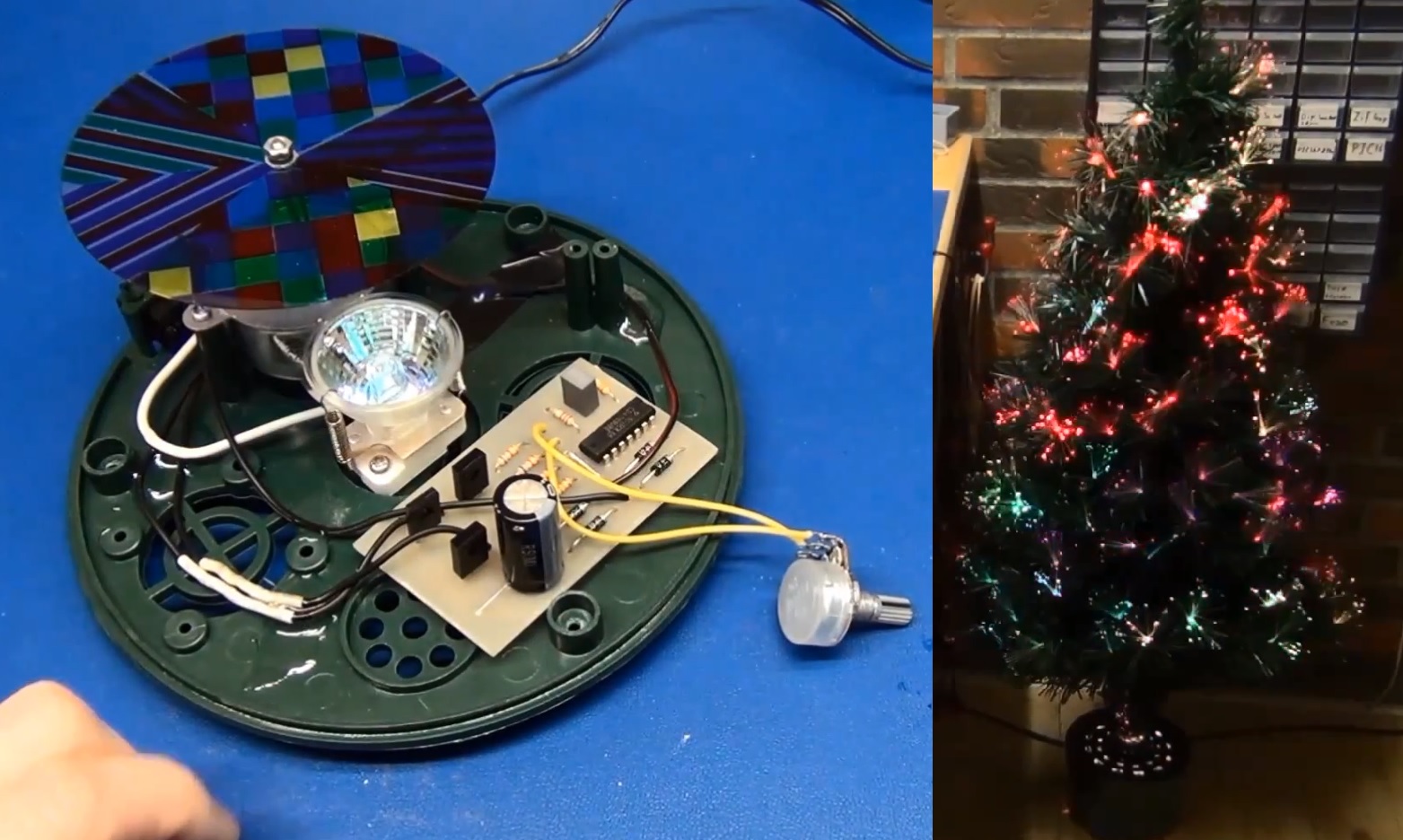 Hacking A Christmas Tree For Less Blinkyness Hackaday