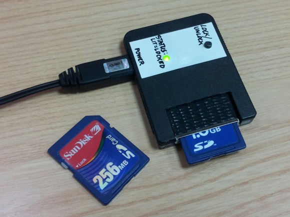 Per Unfair stack The Tiniest SD Card Locker | Hackaday
