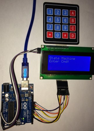 arduino, 16 button keypad and LCD display