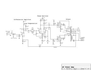 power amp schematic