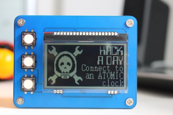 LCD featuring HaD logo