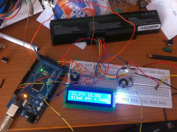 Arduino with lithium ion battery