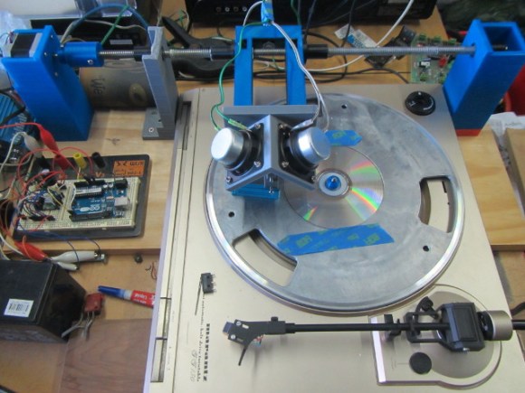 3D Printed Record Lathe