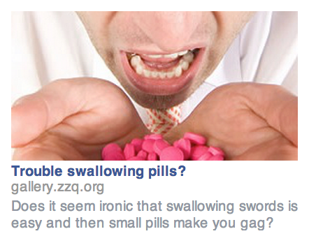 Sword Swallowing Ad