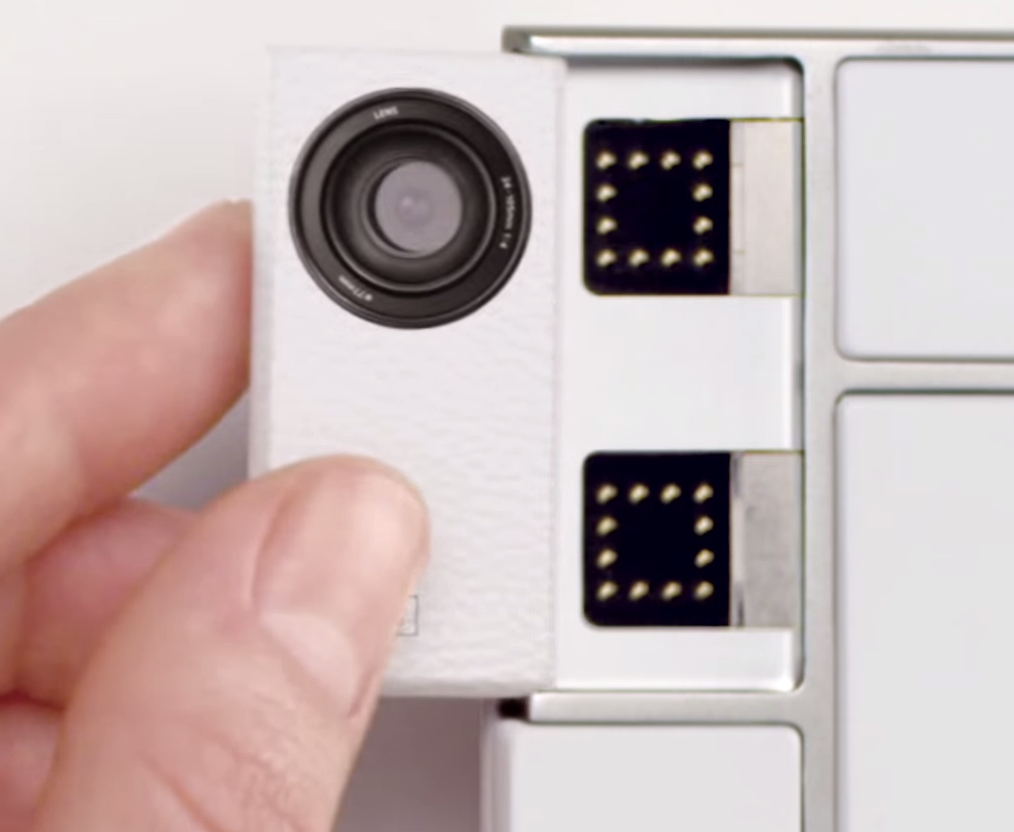 Camera module concept from Project Ara