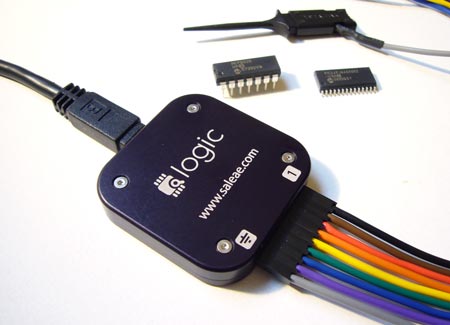 USB SALEAE 24M 8CH Logic Analyzer 24M 8 Channel FPGA debugging tool With buffeFB