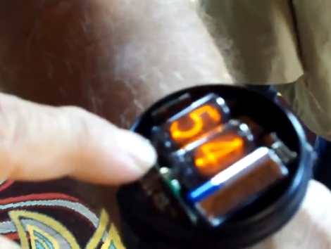 woz nixie wristwatch