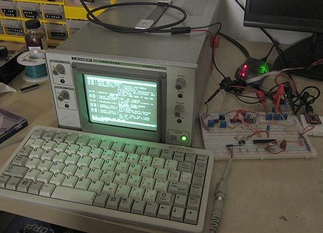 Oscilloscope Doubles As A Serial Terminal | Hackaday