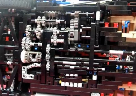 LEGO Gearbox – Seven Speed Plus Reverse | Hackaday