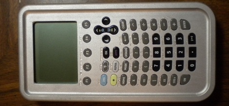 Plus Texas Instruments Graphite Calculator Front Cover Ti-83 Ti-86 Ti-89 