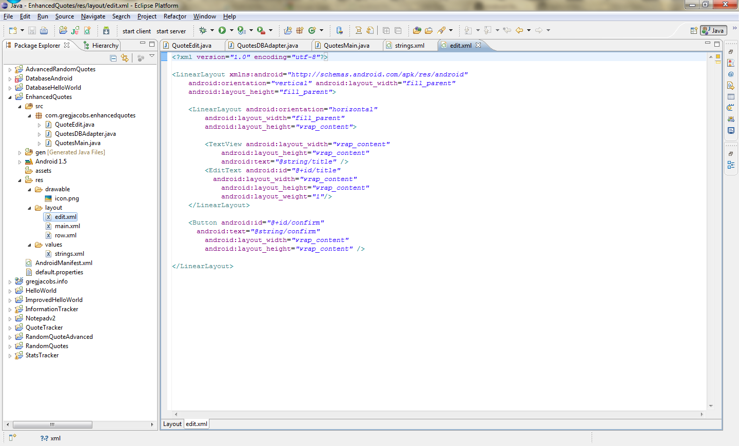 Android Development 101- Part 4:Advanced Database/GUI Code And DDMS ...