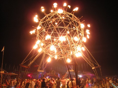 Pyrosphere At Burning Man 2010 | Hackaday