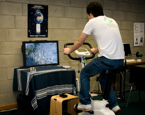 exercise bike with google maps uk