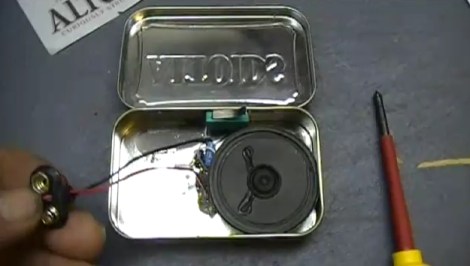 Screaming Altoids Tin Just In Time For April Fool’s | Hackaday
