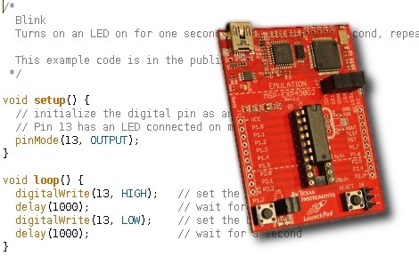 Header File Brings Arduino Sketches To The TI Launchpad | Hackaday