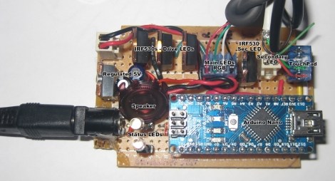 Laptop Touchpad-based LED Lighting Control | Hackaday