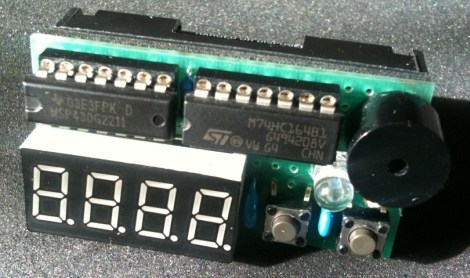 Power-sipping MSP430 Mini Alarm Clock | Hackaday