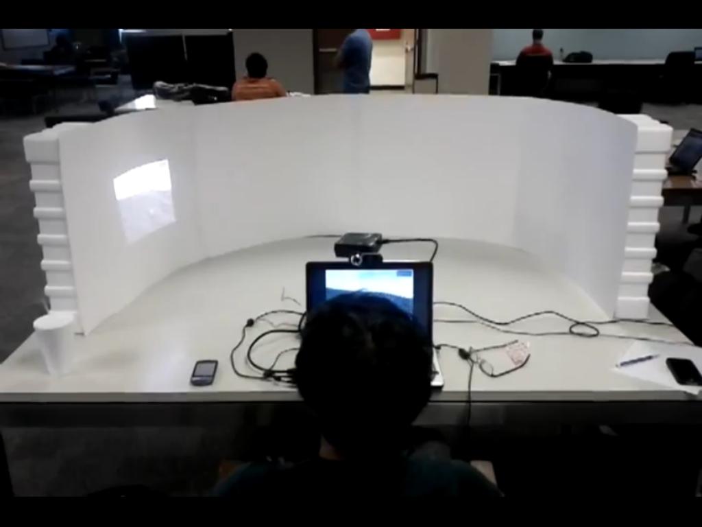 Virtual Reality With A Pico Projector | Hackaday