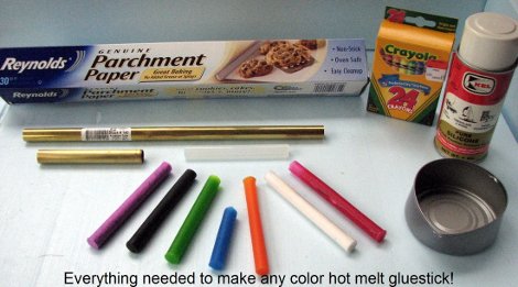Make Your Own Custom Hot Glue Sticks