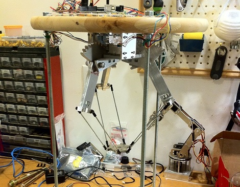 Delta Robot 3D Printer | Hackaday