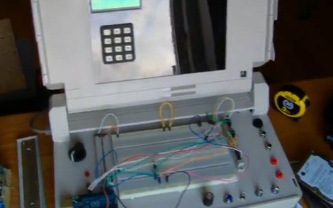 Ancient Laptop Given New Life As Mobile Prototyping Platform | Hackaday