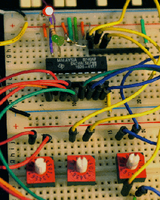 Building A Combination Lock With Logic Chips | Hackaday