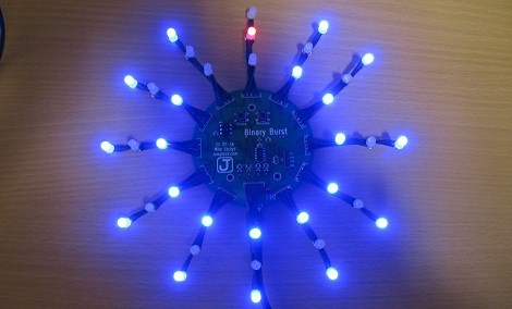 A Novel Binary Clock From Hackaday’s Own | Hackaday
