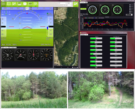 Fancy Telemetry Control Display For A Quadcopter | Hackaday