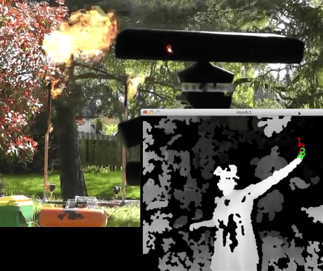 ATiny Powered Kinect Fire Cannons For Dance Fx | Hackaday