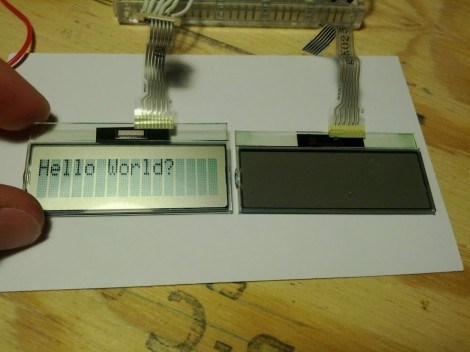 Salvaged LCD Screen Hacking | Hackaday