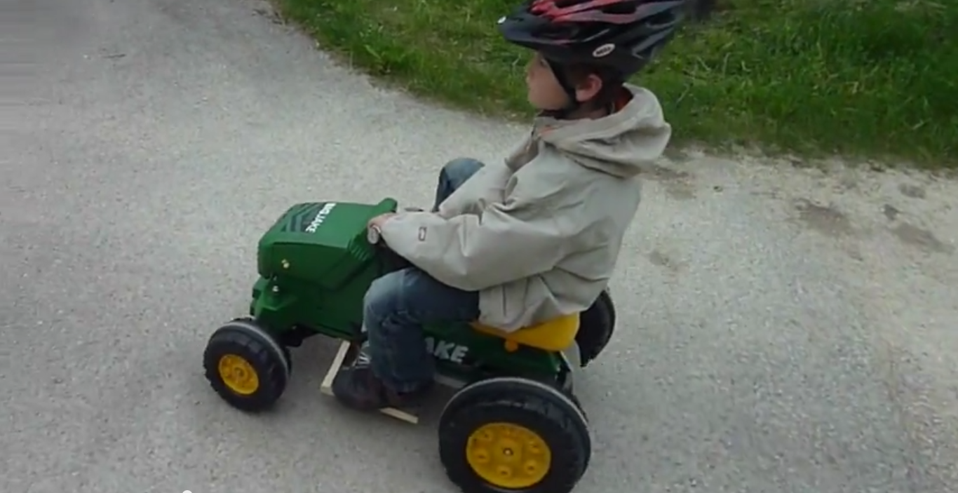 Turning A Pedal Powered Tractor Into
