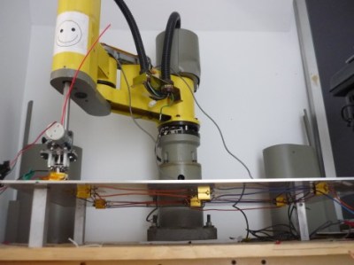 Salvaged Robot Arm Makes A Big 3d Printer | Hackaday