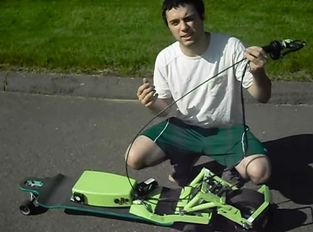 Building An Electric-powered Longboard For Under $100 | Hackaday