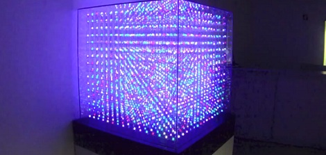 4096 LEDs Means The Biggest LED Cube Ever