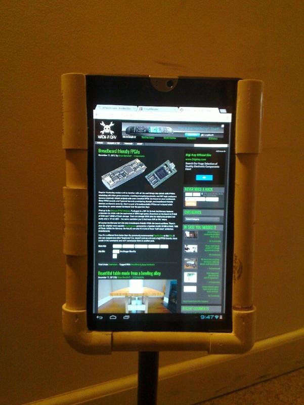 Tablet Rig Takes Sheet Music Digital Hackaday