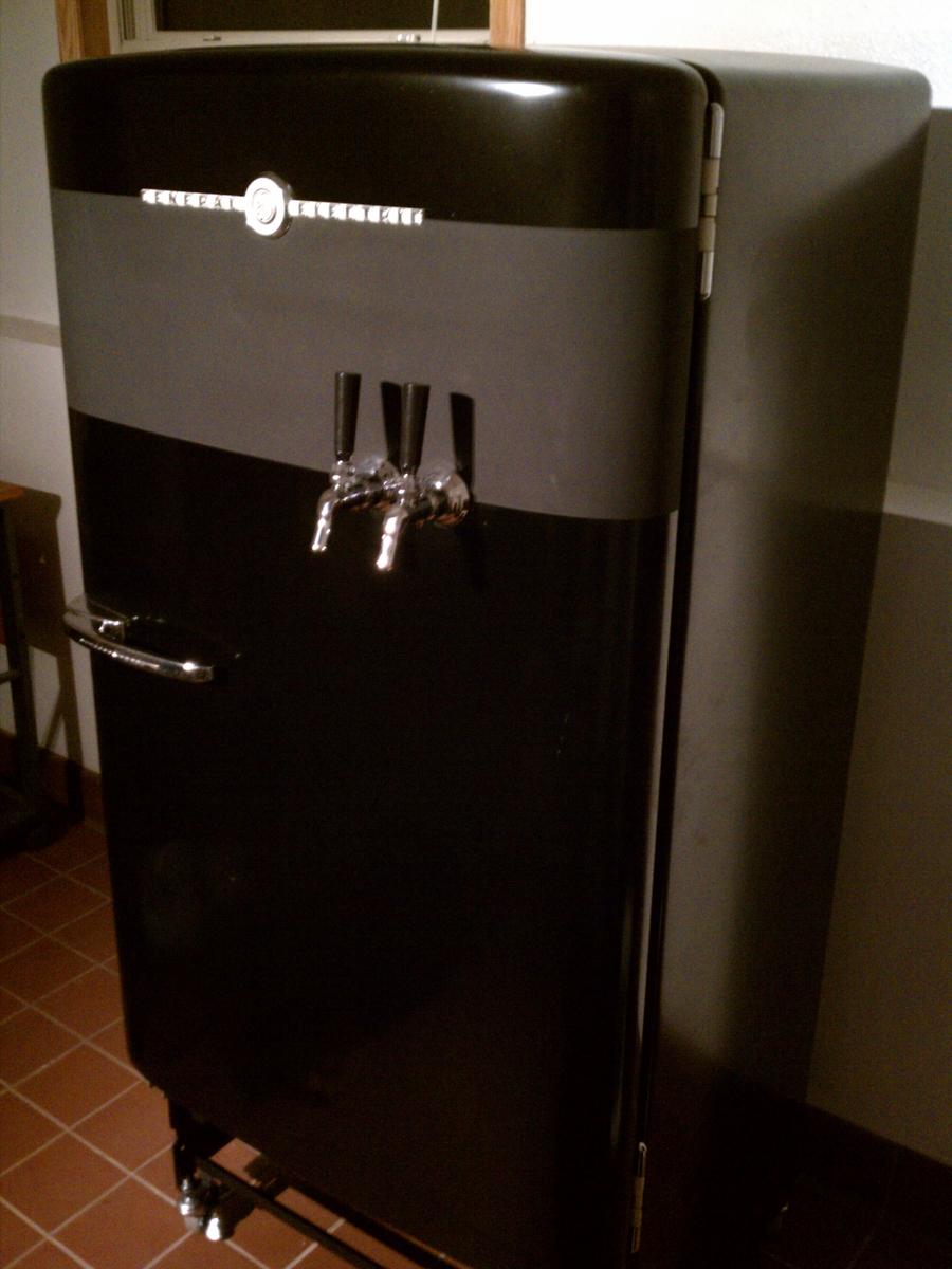 fancy kegerator