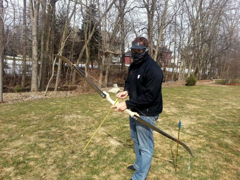 Recurve Bow Make From Wood And Skis Hackaday
